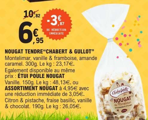 NOUGAT TENDRE “CHABERT & GULLOT”