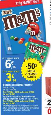 Bonbons Chocolatés M&M's