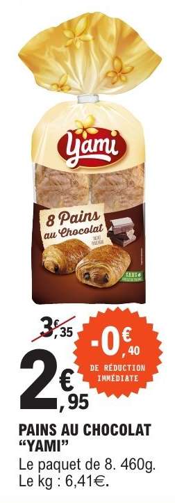 PAINS AU CHOCOLAT "YAMI"