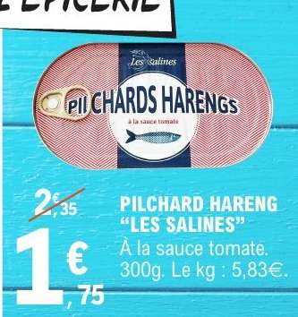 PILCHARD HARENG “LES SALINES”