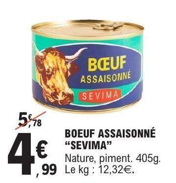 BOEUF ASSAISONNÉ “SEVIMA”