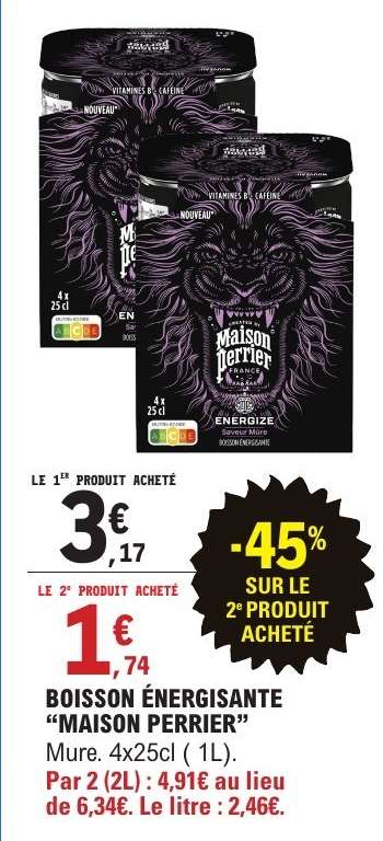 Boisson Énergisante 'Maison Perrier'