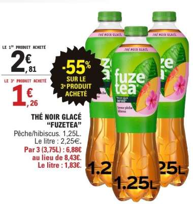 THÉ NOIR GLACÉ FUZETEA