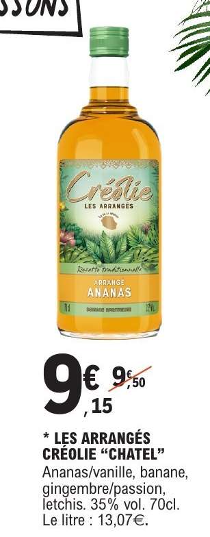 LES ARRANGÉS CRÉOLIE “CHATEL”