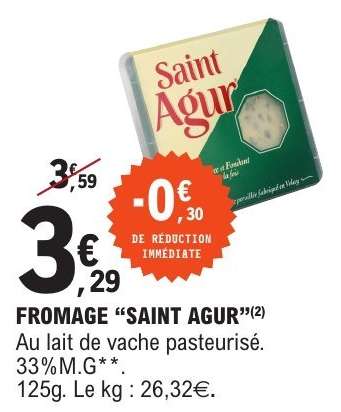 Fromage Saint Agur