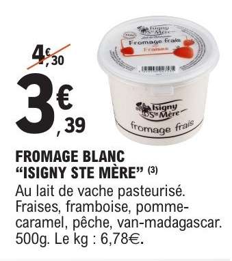 FROMAGE BLANC “ISIGNY STE MÈRE”