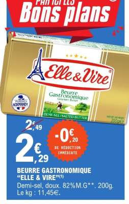 BEURRE GASTRONOMIQUE “ELLE & VIRE”