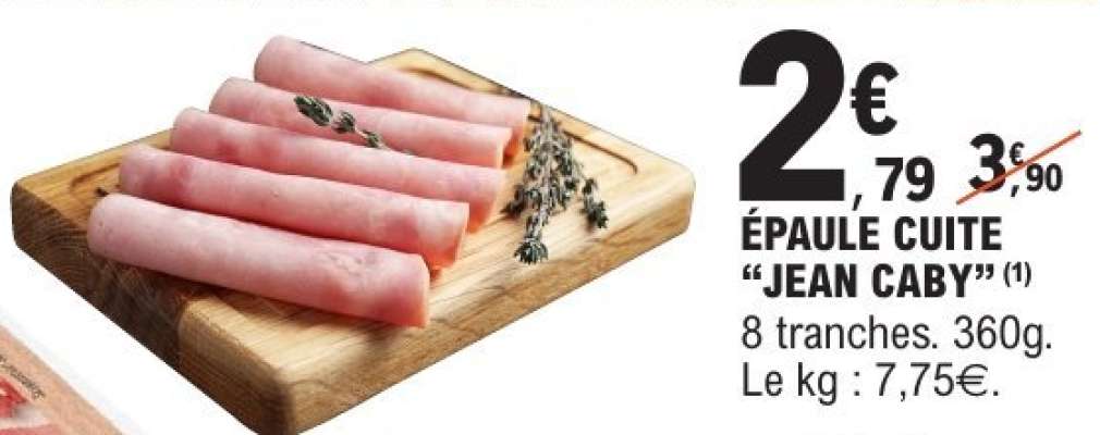 ÉPAULE CUITE “JEAN CABY”