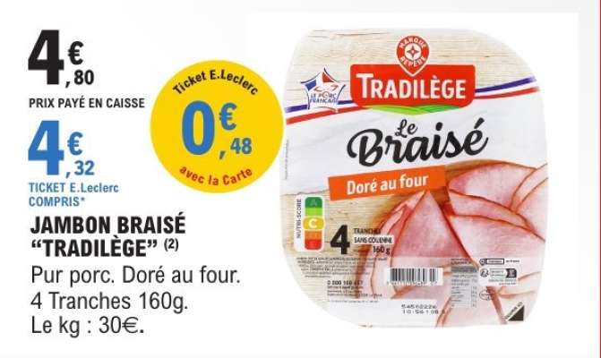 JAMBON BRAISÉ “TRADILÈGE”