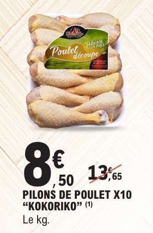 PILONS DE POULET X10 “KOKORIKO”