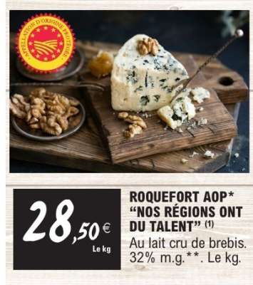 ROQUEFORT AOP* “NOS RÉGIONS ONT DU TALENT”