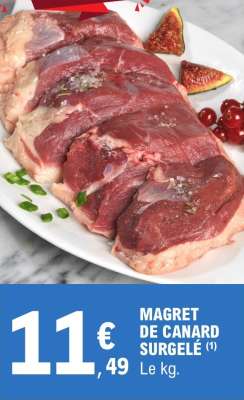 MAGRET DE CANARD SURGELÉ