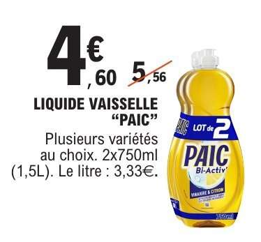 LIQUIDE VAISSELLE “PAIC”