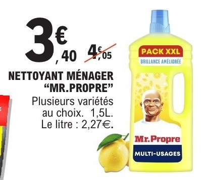 NETTOYANT MÉNAGER "MR PROPRE"