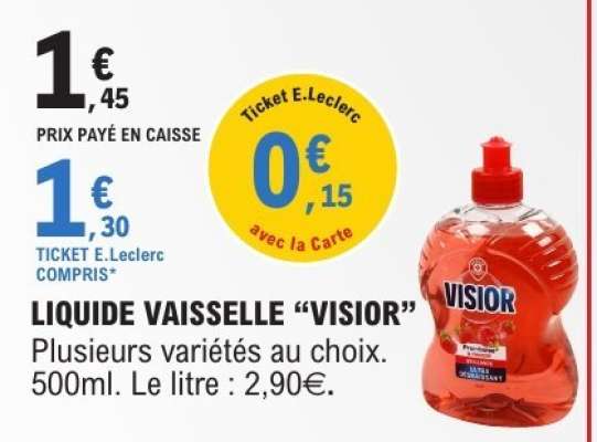 LIQUIDE VAISSELLE "VISIOR"