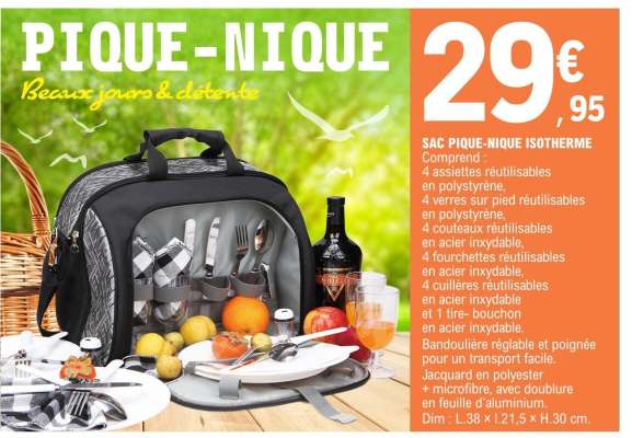 SAC PIQUE-NIQUE ISOTHERME