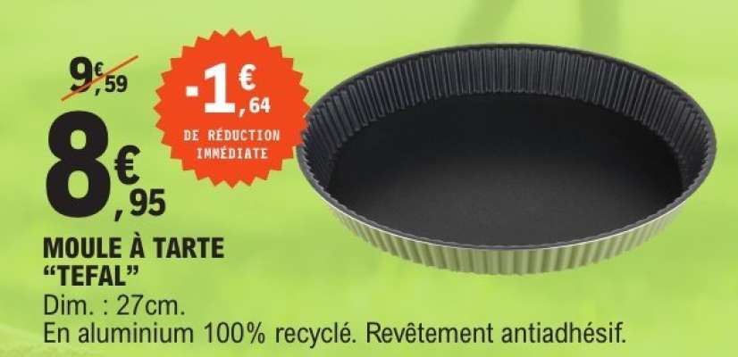 MOULE À TARTE "TEFAL"