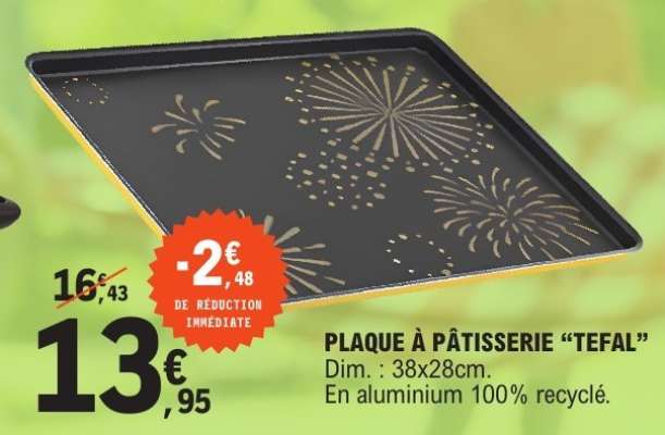 PLAQUE À PÂTISSERIE “TEFAL”