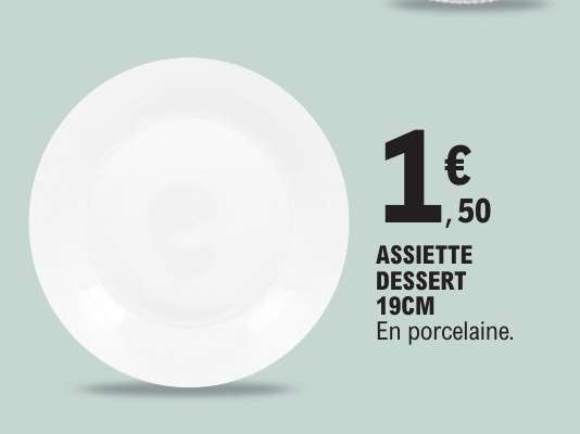 ASSIETTE DESSERT 19CM