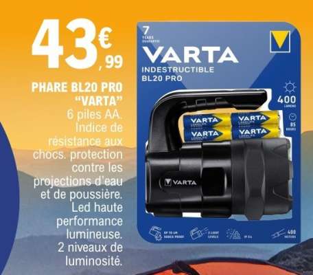 PHARE BL20 PRO "VARTA"