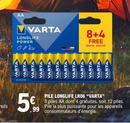 PILE LONGLIFE LR06 "VARTA"