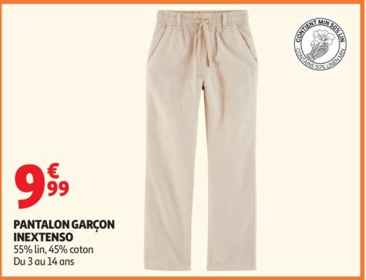 Pantalon Garçon Inextenso