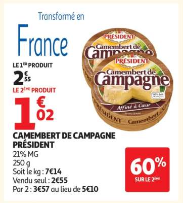 Camembert De Campagne President