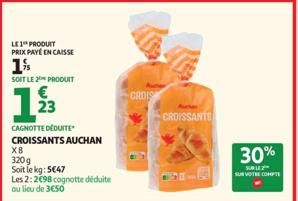 Croissants Auchan