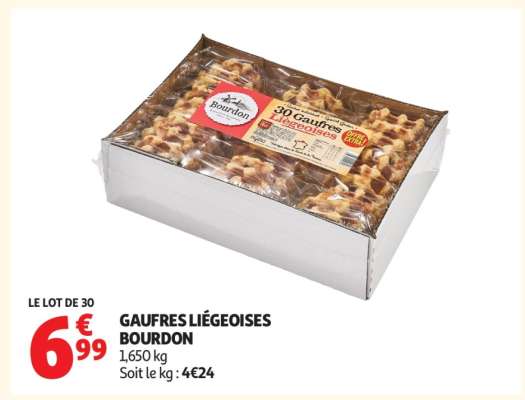 Gaufres Liégeoises Bourdon