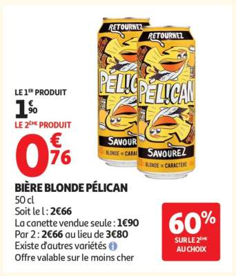 Bière Blonde Pélican