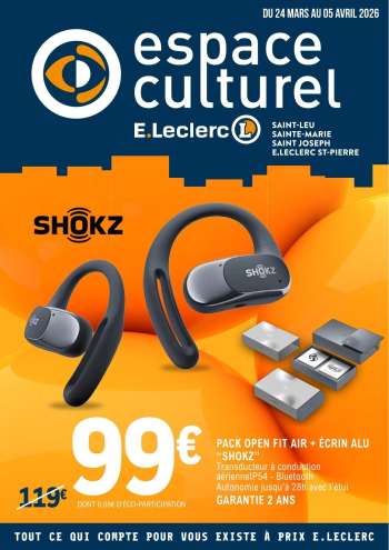 Catalogue E.Leclerc - 24/03/2026 - 05/04/2026.