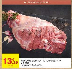 AGNEAU : GIGOT ENTIER OU GIGOT ***