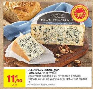 BLEU D'AUVERGNE AOP PAUL DISCHAMP