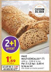 Pavé Multicéréales