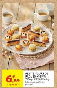 PETITS FOURS DE PÂQUES X16