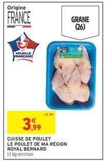 CUISSE DE POULET LE POULET DE MA RÉGION ROYAL BERNARD