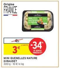 MINI QUENELLES NATURE GIRAUDET