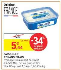 FAISSELLE ROYANS FRAIS