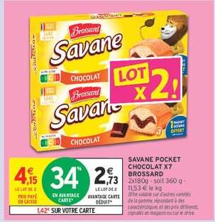 SAVANE POCKET CHOCOLAT X7 BROSSARD