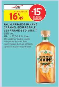 RHUM ARRANGÉ BANANE CARAMEL BEURRE SALÉ LES ARRANGÉS DIVINS