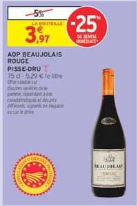 AOP BEAUJOLAIS ROUGE PISSE-DRU