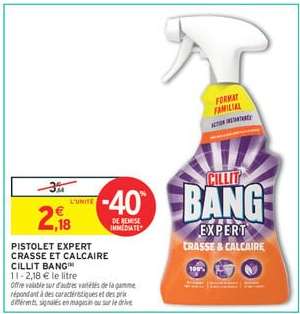 PISTOLET EXPERT CRASSE ET CALCAIRE CILLIT BANG