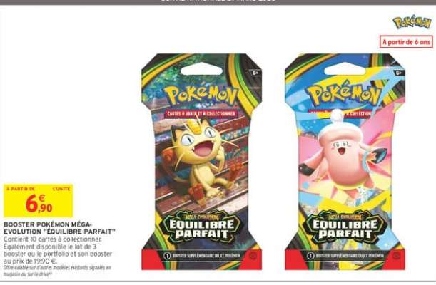 BOOSTER POKÉMON MÉGA-ÉVOLUTION "ÉQUILIBRE PARFAIT"