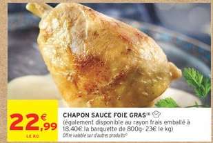 CHAPON SAUCE FOIE GRAS
