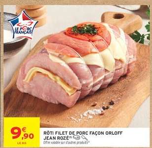 Rôti Filet de Porc Façon Orloff Jean Rozé