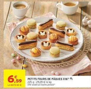 PETITS FOURS DE PÂQUES X16