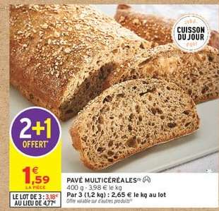 Pavé Multicéréales