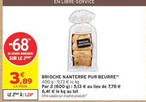 Brioche Nanterre Pur Beurre