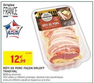 RÔTI DE PORC FAÇON ORLOFF TRADIVAL