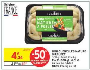MINI QUENELLES NATURE GIRAUDET